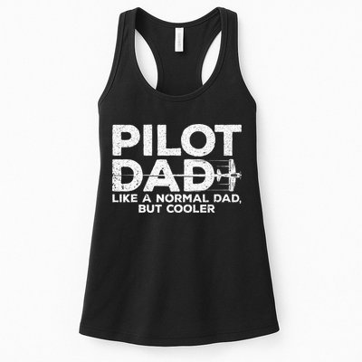 Funny Pilot Art For Dad Men Aviation Airplane Aircraft Pilot Womens Tank Top