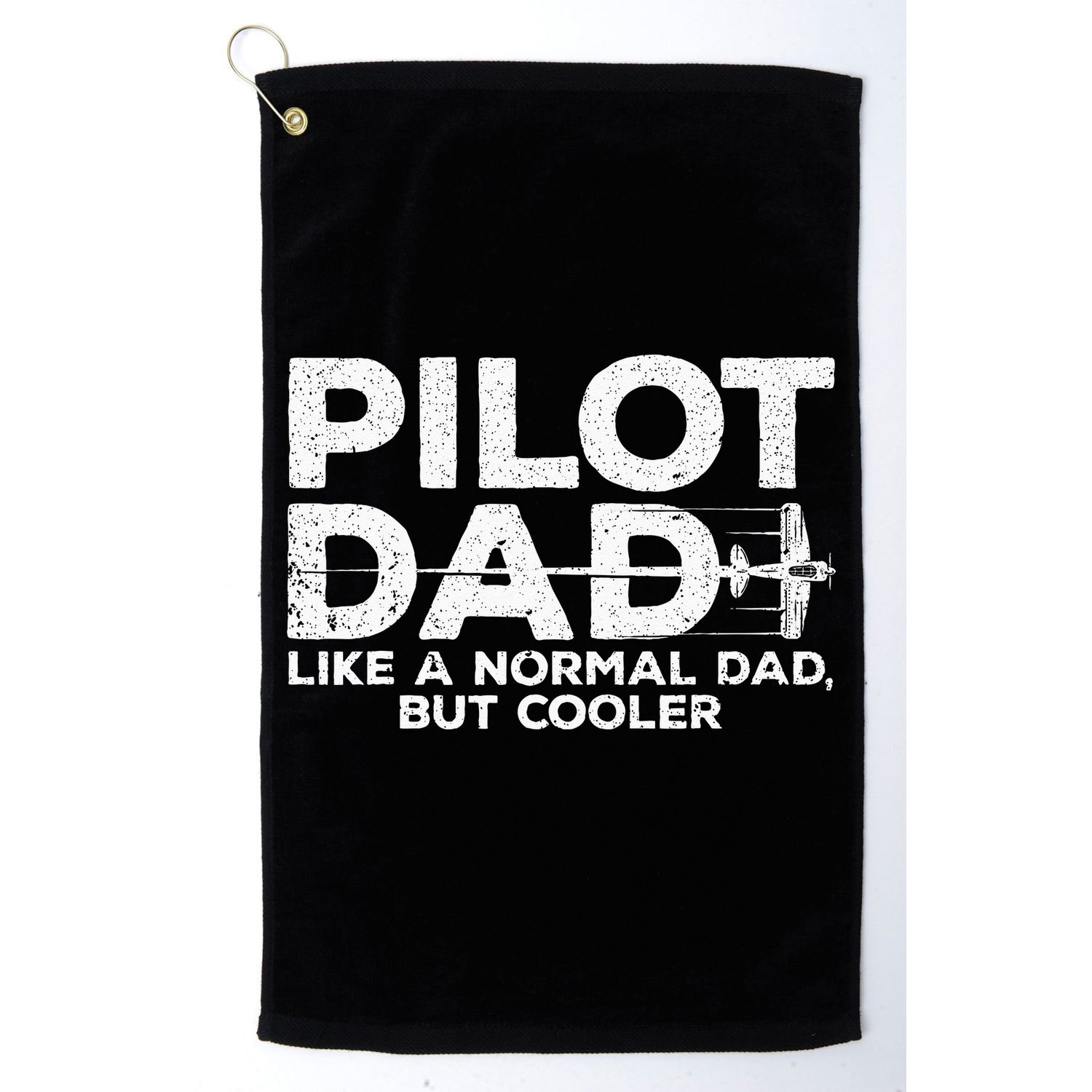 Funny Pilot Art For Dad Men Aviation Airplane Aircraft Pilot Golf Towel