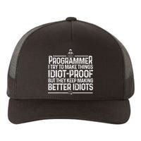 Funny Programmer Art Women Computer Coder Programming Yupoong Adult 5-Panel Trucker Hat