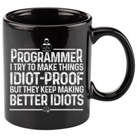 Funny Programmer Art Women Computer Coder Programming 11oz C Handle Ceramic Mug