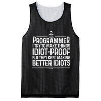 Funny Programmer Art Women Computer Coder Programming Mesh Reversible Basketball Jersey Tank