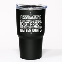 Funny Programmer Art Women Computer Coder Programming Tumbler