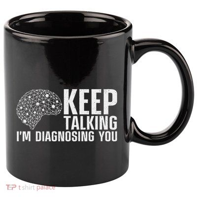 Funny Psychologist Art For Women Psychology Graduation 11oz C Handle Ceramic Mug
