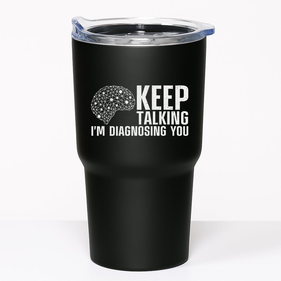 Funny Psychologist Art For Women Psychology Graduation Tumbler