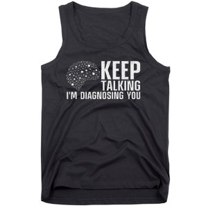 Funny Psychologist Art For Women Psychology Graduation Tank Top