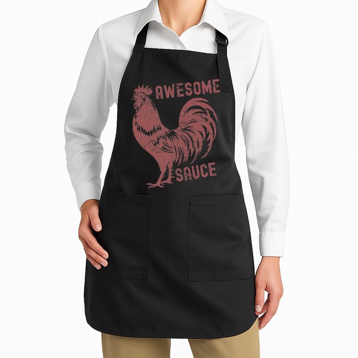Funny Pets Awesome Sauce With Picture Of Rooster Apron