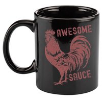 Funny Pets Awesome Sauce With Picture Of Rooster 11oz C Handle Ceramic Mug
