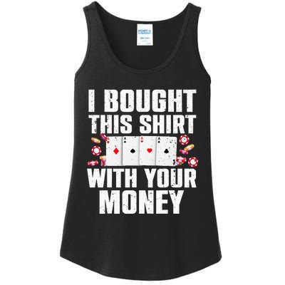 Funny Poker Art For Gambling Men Women Poker Player Gambler Ladies Essential Tank