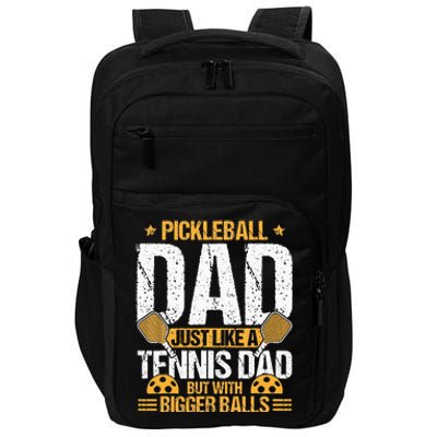 Funny Pickleball Apparel Pickleball Player Impact Tech Backpack