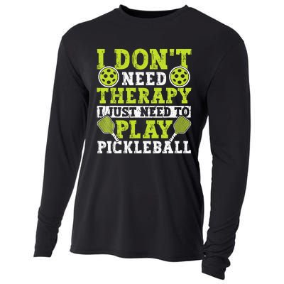 Funny Pickleball Apparel Pickleball Player Cooling Performance Long Sleeve Crew