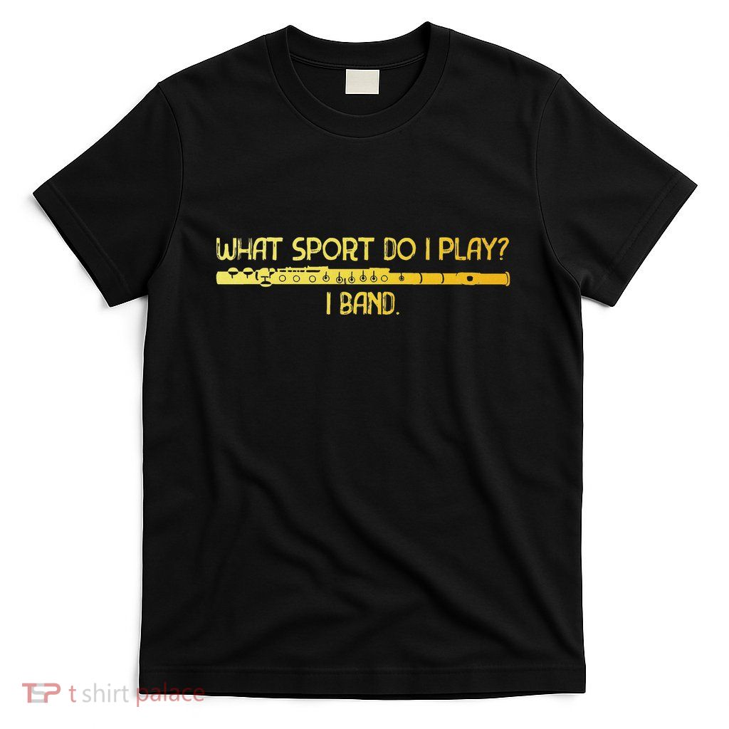 Flute Player Art For Women Music Lover Marching Band T-Shirt