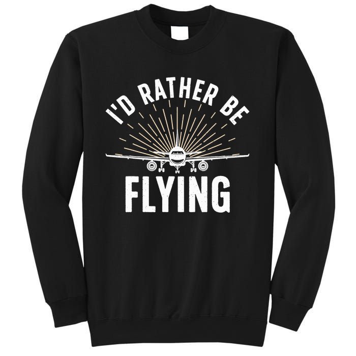 Funny Pilot Art For Aviation Pilot Flying Lover Sweatshirt