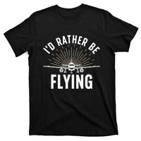 Funny Pilot Art For Aviation Pilot Flying Lover T-Shirt