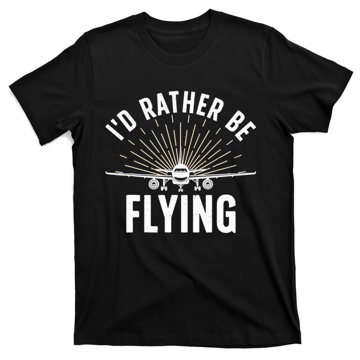 Funny Pilot Art For Aviation Pilot Flying Lover T-Shirt