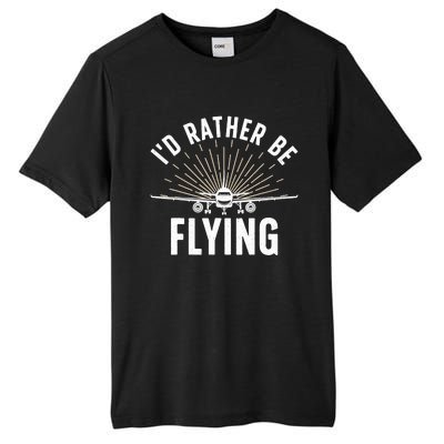 Funny Pilot Art For Aviation Pilot Flying Lover Tall Fusion ChromaSoft Performance T-Shirt