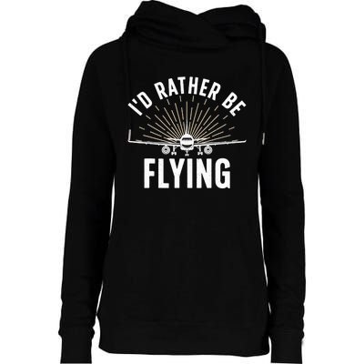 Funny Pilot Art For Aviation Pilot Flying Lover Womens Funnel Neck Pullover Hood