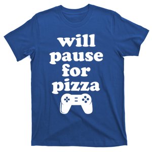 Funny Pizza And Video Games Cute Gift T-Shirt