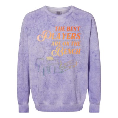 Funny Piano Art For Musical Instrument Piano Lover Colorblast Crewneck Sweatshirt