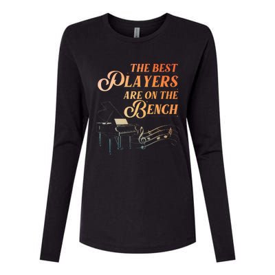 Funny Piano Art For Musical Instrument Piano Lover Womens Cotton Relaxed Long Sleeve T-Shirt