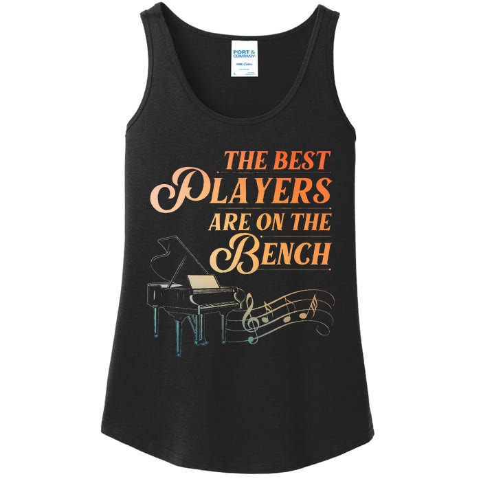 Funny Piano Art For Musical Instrument Piano Lover Ladies Essential Tank