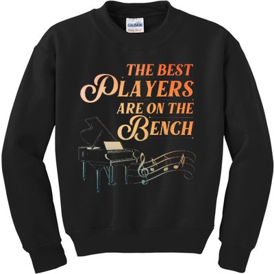 Funny Piano Art For Musical Instrument Piano Lover Kids Sweatshirt