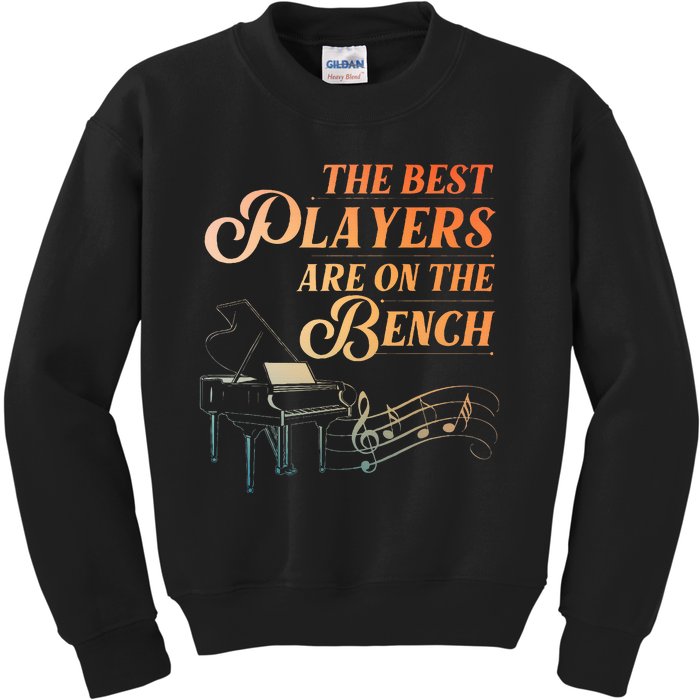 Funny Piano Art For Musical Instrument Piano Lover Kids Sweatshirt