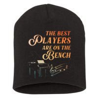 Funny Piano Art For Musical Instrument Piano Lover Short Acrylic Beanie