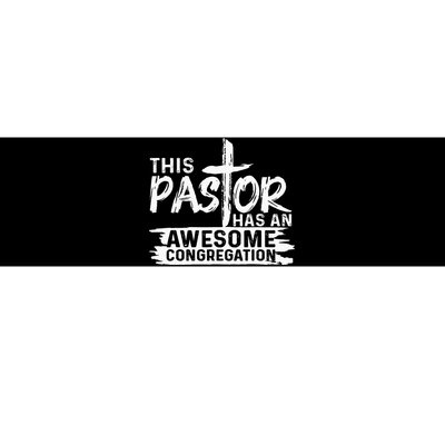 Funny Pastor Appreciation Gift Christian Church Priest Bumper Sticker