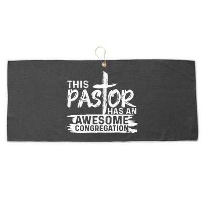 Funny Pastor Appreciation Gift Christian Church Priest Large Microfiber Waffle Golf Towel