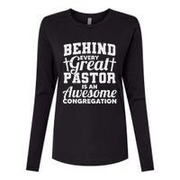 Funny Pastor Appreciation Gift For Cool Preacher Womens Cotton Relaxed Long Sleeve T-Shirt