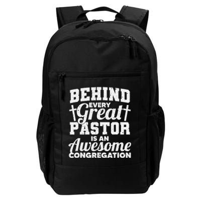 Funny Pastor Appreciation Gift For Cool Preacher Daily Commute Backpack