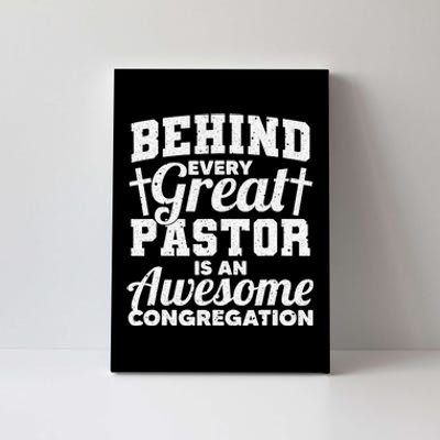 Funny Pastor Appreciation Gift For Cool Preacher Canvas