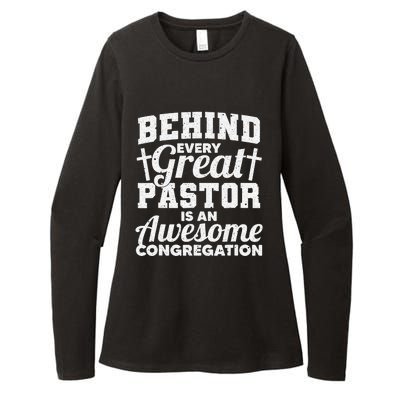 Funny Pastor Appreciation Gift For Cool Preacher Womens CVC Long Sleeve Shirt