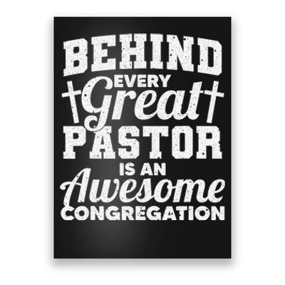 Funny Pastor Appreciation Gift For Cool Preacher Poster