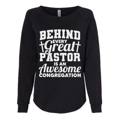 Funny Pastor Appreciation Gift For Cool Preacher Womens California Wash Sweatshirt