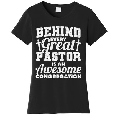 Funny Pastor Appreciation Gift For Cool Preacher Women's T-Shirt