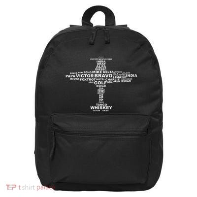 Full Phonetic Alphabet Plane Letters 16 in Basic Backpack