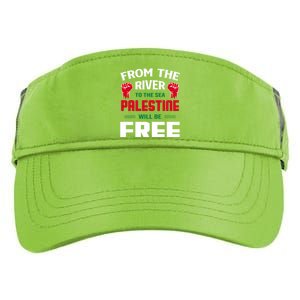 Free Palestine Arabic Support Palestine And Keffiyeh Palesti Adult Drive Performance Visor