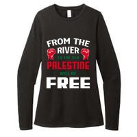 Free Palestine Arabic Support Palestine And Keffiyeh Palesti Womens CVC Long Sleeve Shirt