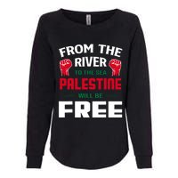 Free Palestine Arabic Support Palestine And Keffiyeh Palesti Womens California Wash Sweatshirt