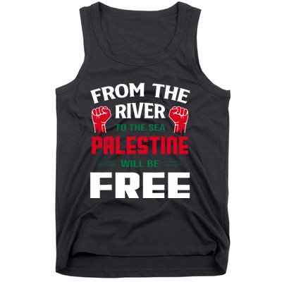 Free Palestine Arabic Support Palestine And Keffiyeh Palesti Tank Top