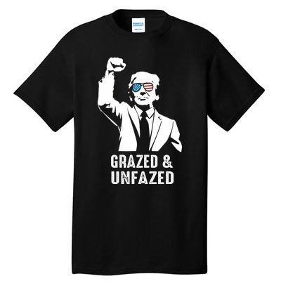 Fist Pump American Patriot Grazed And Unfazed Tall T-Shirt