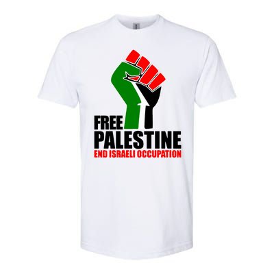 Free Palestine And End Israeli Occupation Softstyle® CVC T-Shirt