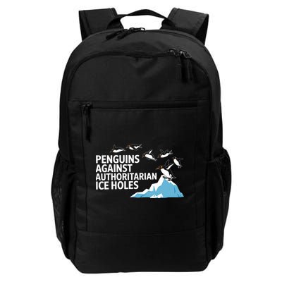 Funny Penguins Against Authoritarian Ice Holes Sarcastic  Backpack