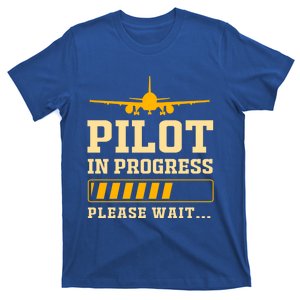 Future Pilot Airplane Pilot In Progress Gift T-Shirt