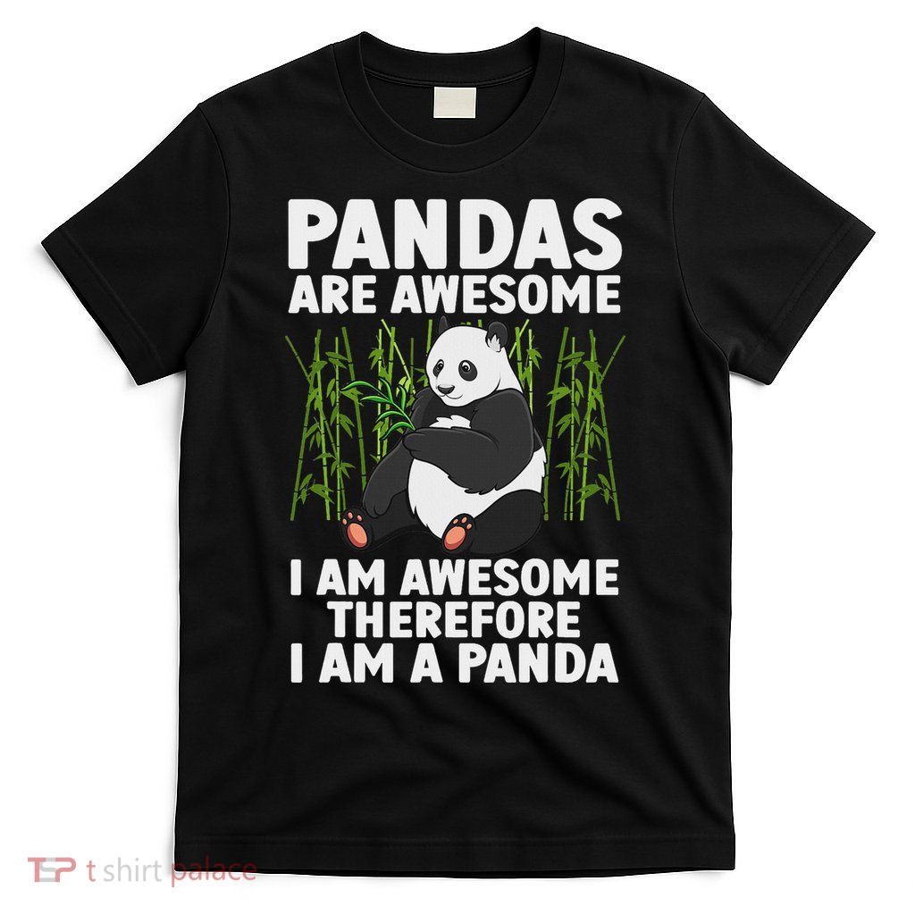 Funny Panda Art For Women Giant Panda Bear Panda Lovers T-Shirt