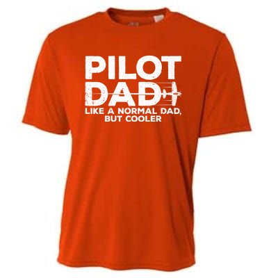 Funny Pilot Art For Dad Aviation Airplane Aircraft Pilot Cooling Performance Crew T-Shirt