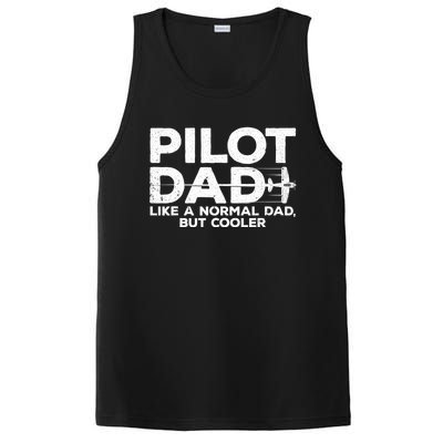 Funny Pilot Art For Dad Aviation Airplane Aircraft Pilot PosiCharge Competitor Tank