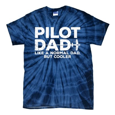 Funny Pilot Art For Dad Aviation Airplane Aircraft Pilot Tie-Dye T-Shirt