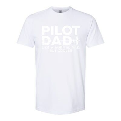 Funny Pilot Art For Dad Aviation Airplane Aircraft Pilot Softstyle CVC T-Shirt